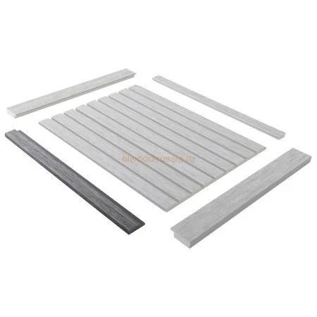 Финишный молдинг LF124A GN68 правый декорированный (42х12х2700мм) в Тольятти