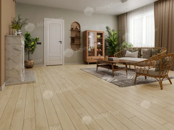 Каменно-полимерная плитка Alpine Floor Grand Sequoia Village Камфора ECO 11-507 4мм, 43 класс в Тольятти