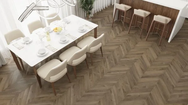 Кварц-виниловая плитка Alpine Floor Chevron Дуб Насыщенный ECO 20-4 (2,5 мм. 43 класс) в Тольятти