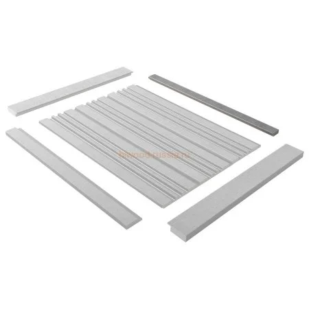 Финишный молдинг LF124B S339S левый декорированный (31х12х2700мм) в Тольятти