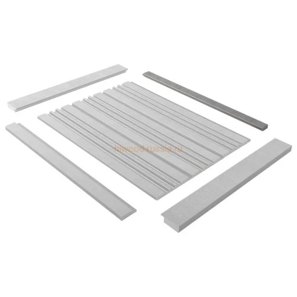 Финишный молдинг LF124B S339S левый декорированный (31х12х2700мм) в Тольятти