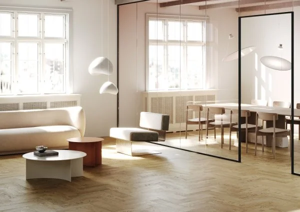 Кварц-виниловая плитка Fargo Herringbone 44-5003-4 Дуб Неаполь в Тольятти