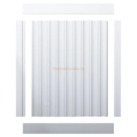 Финишный молдинг LF124B NP левый белый (31х12х2700мм) в Тольятти