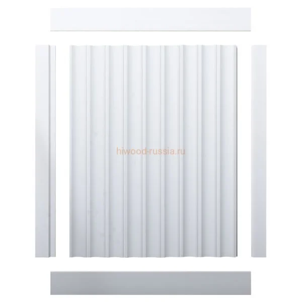 Финишный молдинг LF124A NP правый белый (42х12х2700мм) в Тольятти