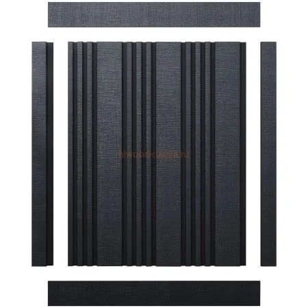 Финишный молдинг LF124B BK114K левый декорированный (31х12х2700мм) в Тольятти