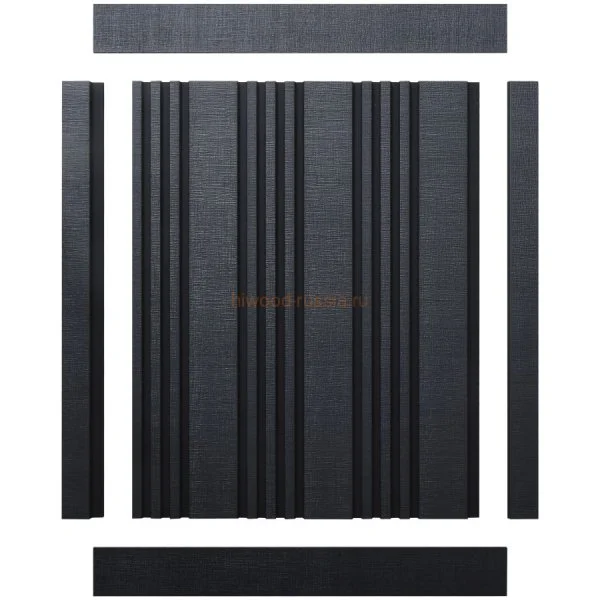 Финишный молдинг LF124B BK114K левый декорированный (31х12х2700мм) в Тольятти