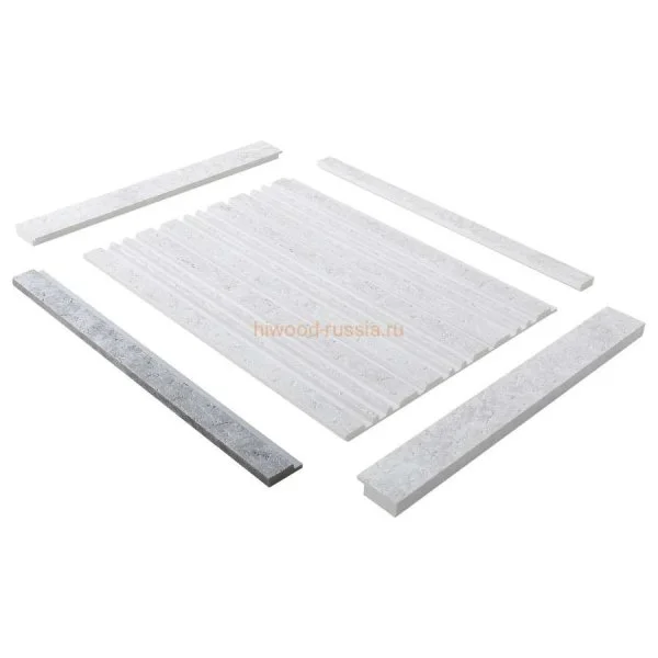 Финишный молдинг LF124A W50 правый декорированный (42х12х2700мм) в Тольятти