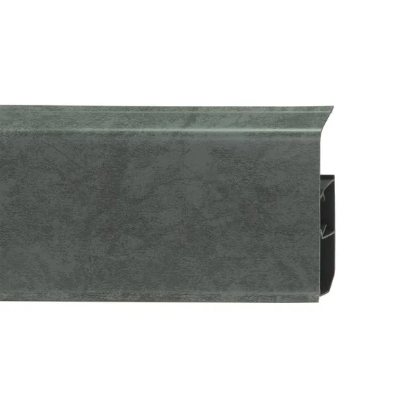 Пластиковый плинтус Royce №340 Мрамор Тёмный (80х24х2200мм) в Тольятти