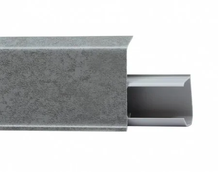 Пластиковый плинтус Royce №551 Грей (55х23х2200мм) в Тольятти