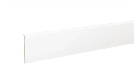 Плинтус дюрополимерный Bonkeel 01 Белый (80х14х2000 мм) в Тольятти