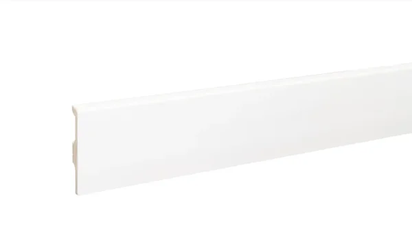 Плинтус дюрополимерный Bonkeel 01 Белый (80х14х2000 мм) в Тольятти