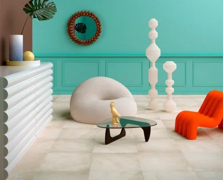 Керамогранит Coliseum Ривьера Уайт 60х60 (Натуральный и Реттифицированный) в Тольятти