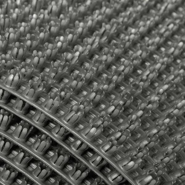 Щетинистое покрытие Альфа-Стиль 128 Серый металлик - 0,9х15 м. пог в Тольятти