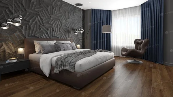 Кварц-виниловая плитка Alpine Floor Premium XL Дуб Шоколадный ЕСО 7-18, 8 мм. 43 класс в Тольятти