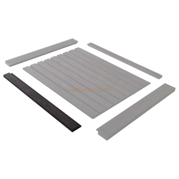 Финишный молдинг LF124A BR395 правый декорированный (42х12х2700мм) в Тольятти