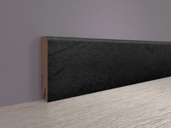 Плинтус MDF Bonkeel 24034 Чёрный Лофт (80х16х2400 мм) в Тольятти