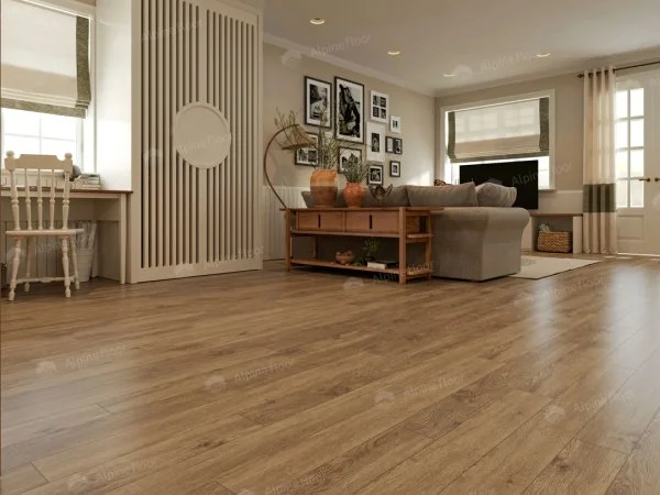 Каменно-полимерная плитка Alpine Floor Grand Sequoia Village Макадамия ECO 11-1007 4мм, 43 класс в Тольятти