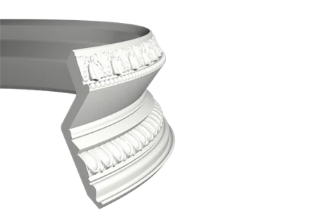 Карниз Европласт 1.50.137 гибкий 2,0 м в Тольятти