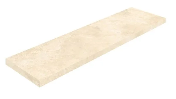 Керамогранит Coliseum Аурелия Уайт Ступень угловая левая (Натуральный, 33х120) в Тольятти