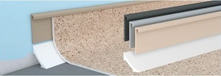 Коннелюрный плинтус Bonkeel Нижняя белая часть (22х22х2200мм) в Тольятти