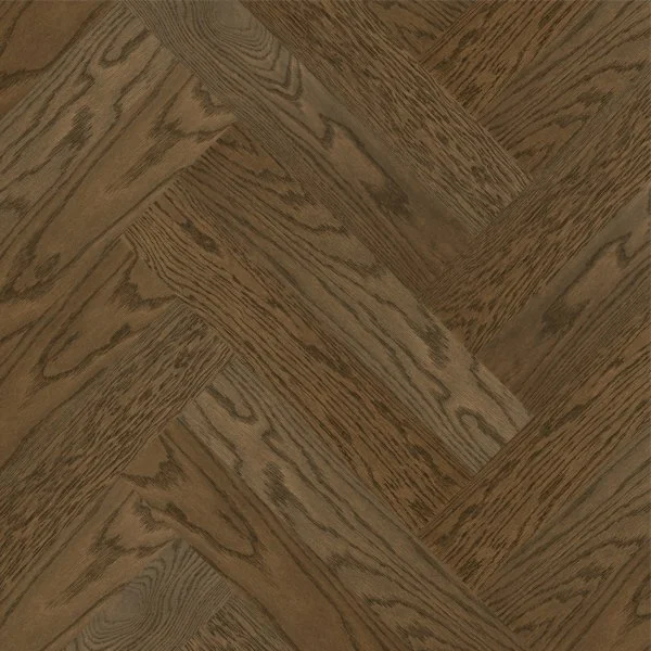 Паркетная доска Quartz Parquet Английская Ёлка Дуб Брауни 33-413 в Тольятти