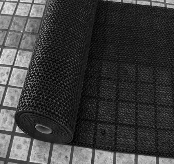 Грязезащитное рулонное покрытие ЗигЗаг Черный 5 мм (0,9 м) Китай в Тольятти