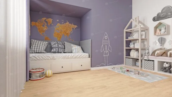 Каменно-полимерная плитка Alpine Floor Classic Дуб Ваниль Селект ECO 106-3, 4мм 43 класс в Тольятти