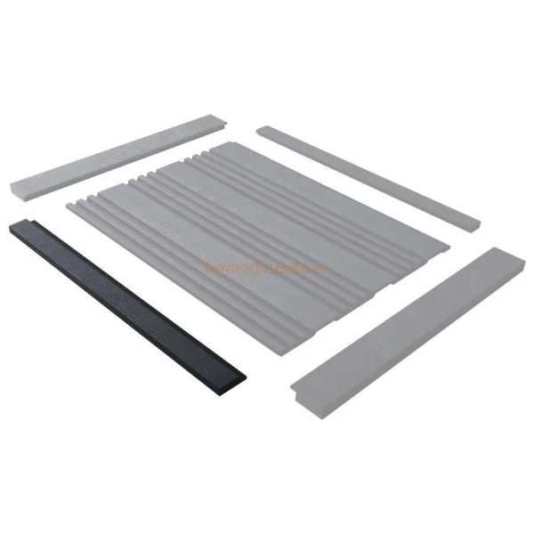 Финишный молдинг LF124A BK114K правый декорированный (42х12х2700мм) в Тольятти