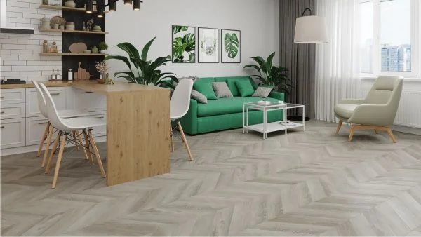 Кварц-виниловая плитка Alpine Floor Chevron Дуб Фантазия ECO 20-1 (2,5 мм. 43 класс) в Тольятти