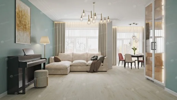 Каменно-полимерная плитка Alpine Floor Solo Модерато ECO 14-11, 3,5 мм 34 класс в Тольятти