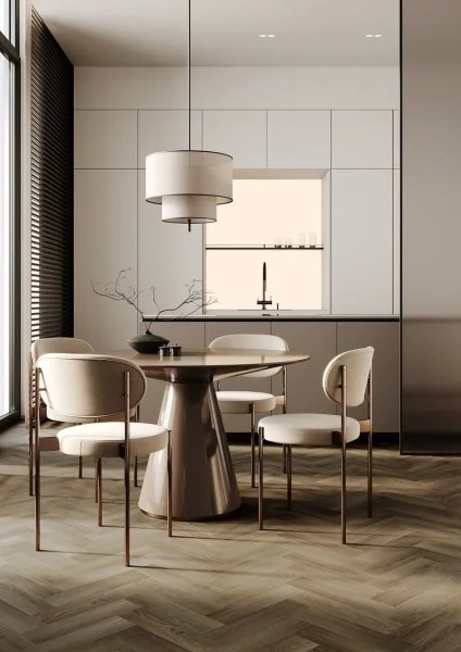 Кварц-виниловая плитка Fargo Herringbone 44-4105-12 Дуб Ванкувер (Градиент) в Тольятти