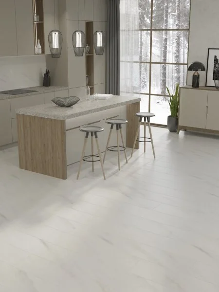 Ламинат Egger PRO 8/33 4V Large Aqua+ Мрамор Леванто белый EPL245 в Тольятти