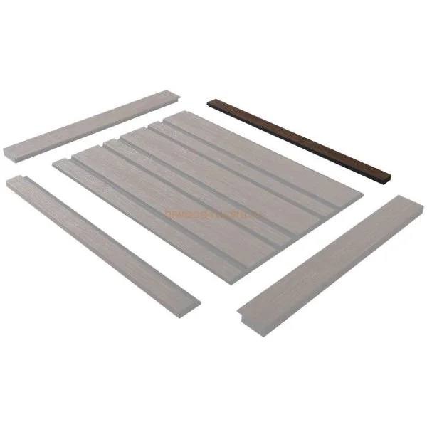 Финишный молдинг LF124B BR396K левый декорированный (31х12х2700мм) в Тольятти