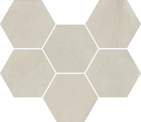 Керамогранит Italon Континуум Пьюр Мозаика Гексагон (Натуральная 25х29) в Тольятти