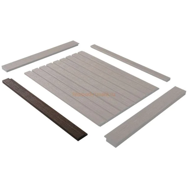 Финишный молдинг LF124A BR396 правый декорированный (42х12х2700мм) в Тольятти