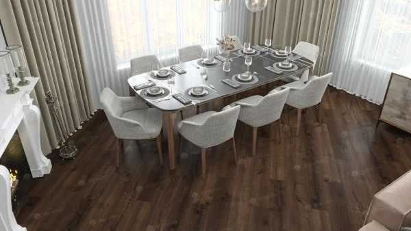 Каменно-полимерная плитка Alpine Floor Real Wood Дуб Мокка ECO 2-2, 6 мм 43 класс в Тольятти