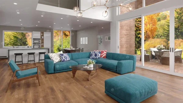 Кварц-виниловая плитка Alpine Floor Premium XL Дуб Насыщенный ЕСО 7-7, 8 мм. 43 класс в Тольятти