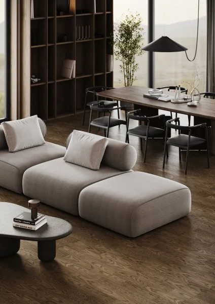 Паркетная доска Quartz Parquet Штучный паркет Дуб Брауни 44-413 в Тольятти