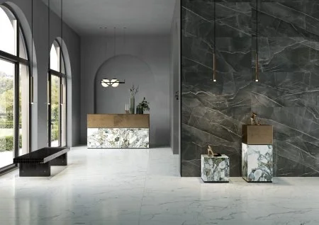 Керамогранит Vitra SityMarble Калакатта Блэк 60х120 (Лаппатированная и Реттифицированная) в Тольятти