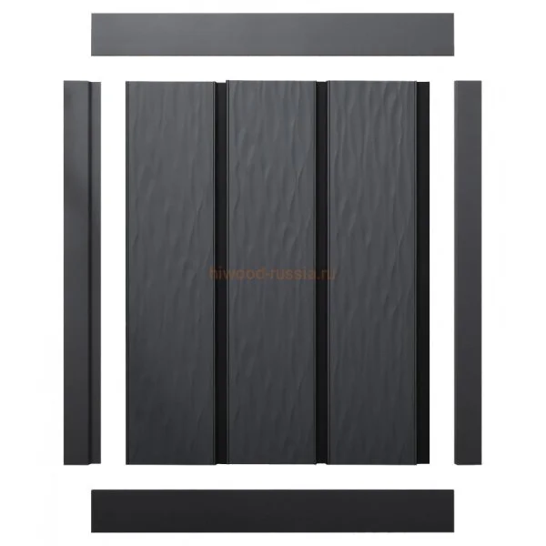 Финишный молдинг LF124A GR15K правый декорированный (42х12х2700мм) в Тольятти