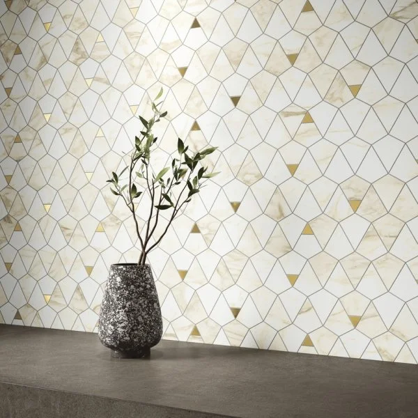 Керамогранит Italon Этернум Каррара Мозаика Вертекс 25.8х30 (Натуральная) в Тольятти