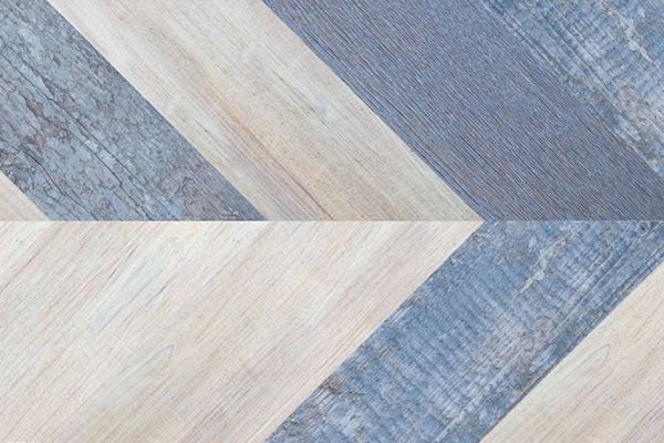 Пробковое покрытие CorkStyle Chevron Blue (1235*305*6 мм) HC в #REGION_NAME_DECLINE_PP#