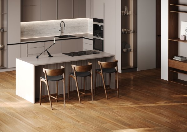 Паркетная доска Quartz Parquet Классик 5 мм Дуссия Африканская 550-63 в Тольятти