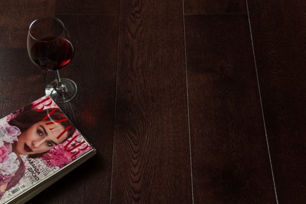 Массивная доска Аmber Wood Дуб кофе браш лак 18*120*300-1800 мм в Тольятти