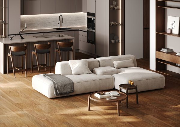 Паркетная доска Quartz Parquet Классик 5 мм Дуссия Африканская 550-63 в Тольятти