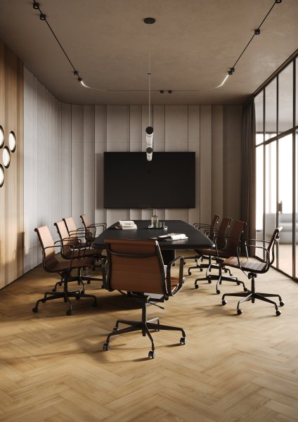 Паркетная доска Quartz Parquet Штучный паркет Гикори Североамериканский 44-400-74 в Тольятти