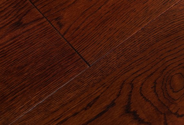 Массивная доска Аmber Wood Дуб шоколад браш лак 18*120*300-1800 мм в Тольятти