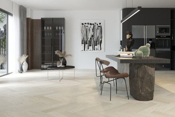 Паркетная доска Quartz Parquet Английская Ёлка Дуб Песочный 33-408 в Тольятти