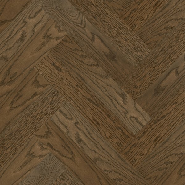 Паркетная доска Quartz Parquet Английская Ёлка Дуб Брауни 33-413 в Тольятти