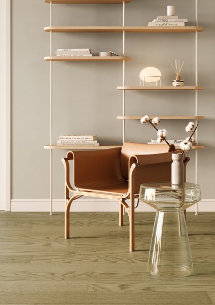 Паркетная доска Quartz Parquet Классик 5 мм Дуб Флэт Уайт 1258-55 в Тольятти